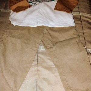 Kids Tan and White Matching Set